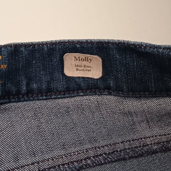 Mavi Women's Molly Mid Rise Bootcut Size 30/10 Medium Dark Wash - Picture 6 of 11